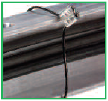 Heyco® SunBundler® Crimp Lock PVC Coated Stainless Steel Wire Cable Ties